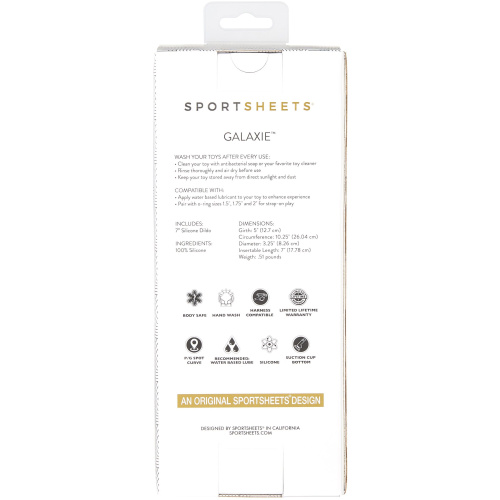 Nexus Collection - Galaxie - 7 Inch Silicone Dildo - Plum