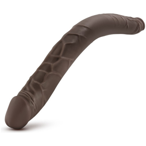Dr. Skin - 16 Inch Double Dildo - Chocolate