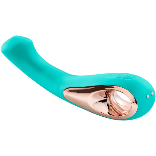 Pro Sensual Roller Touch Tri-Function G-Spot Curved Form - Teal