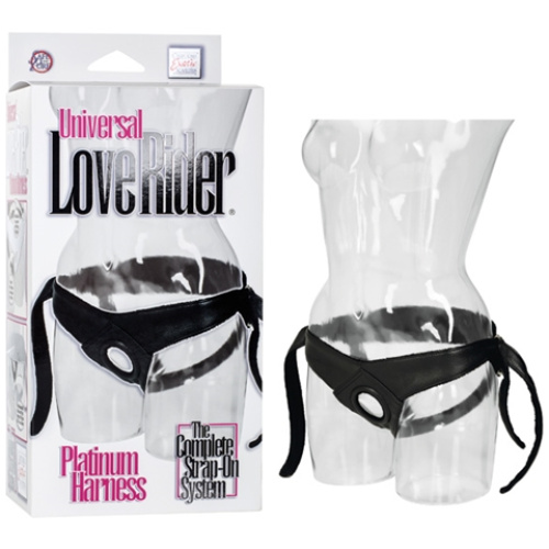 Universal Love Rider Platinum Harness - Black