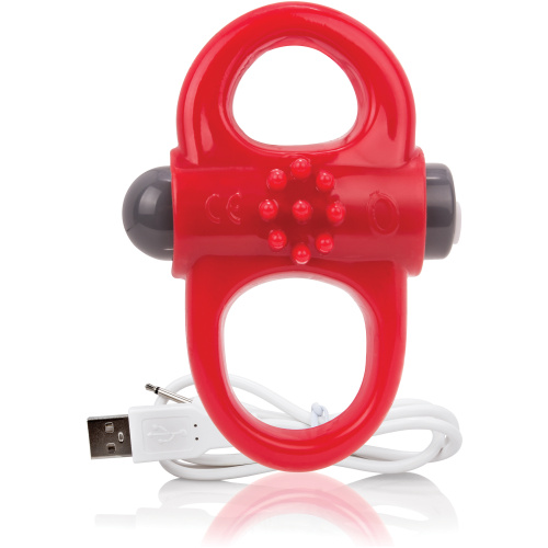 Charged Yoga Rechargeable Vibe Ring - Red