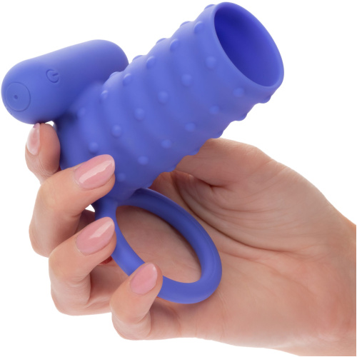 Silicone Rechargeable Endless Desires Enhancer - Blue