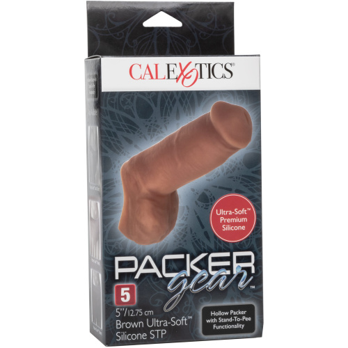 Packer Gear 5 Inch Ultra-Soft Silicone Stp Packer - Brown