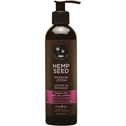Hemp Seed Massage Lotion - Skinny Dip - 8 Fl. Oz.