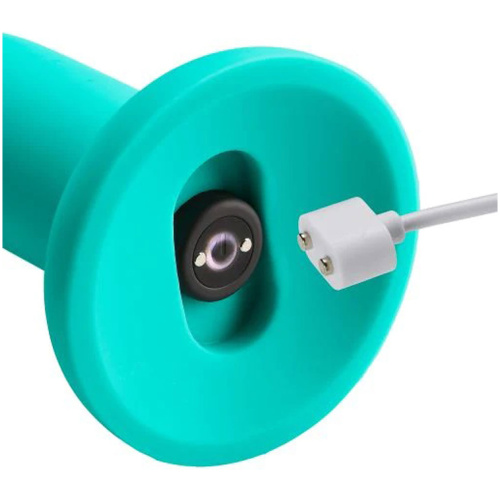 Ergo Super Flexi IV Dong Soft and Flexible Liquid Silicone With Vibrator - Teal