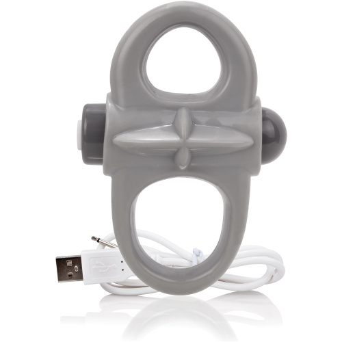 Charged Yoga Rechargeable Vibe Ring - Grey
