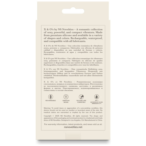 X and o's Embrace - Rose