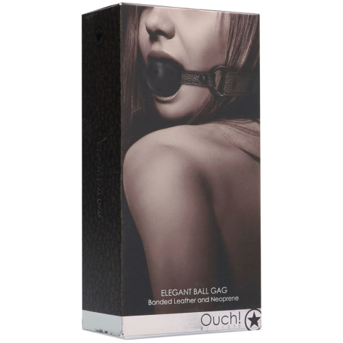 Ouch - Elegant Ball Gag - Titanium Grey