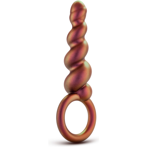 Anal Adventures Matrix - Spiral Loop Plug - Copper