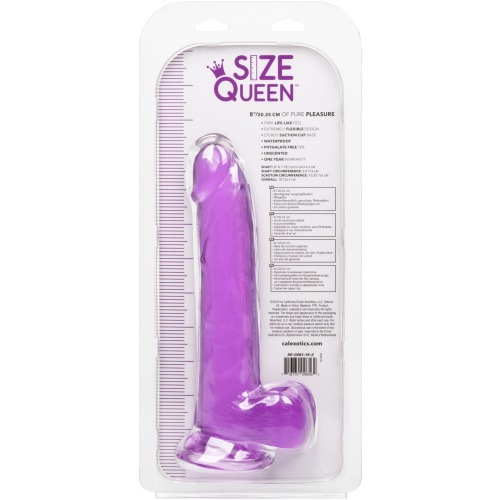 Size Queen 8 Inch - Purple