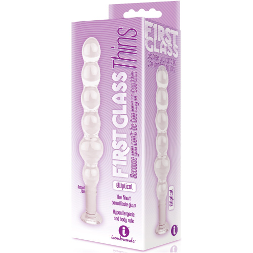 The 9's Glass Thins - Elliptical Glass Plug