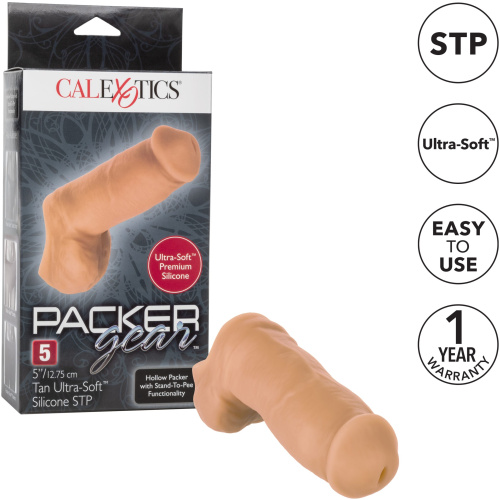 Packer Gear 5 Inch Ultra-Soft Silicone Stp Packer - Tan