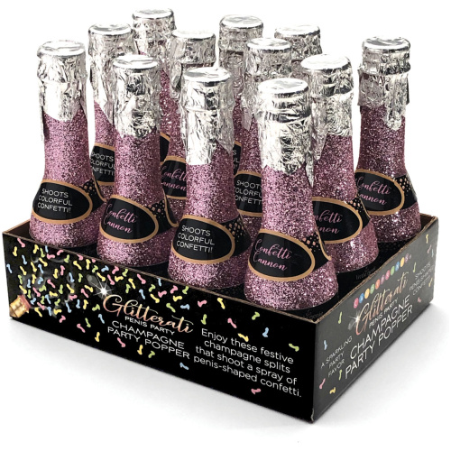 Glitterati Champagne Confetti Poppers