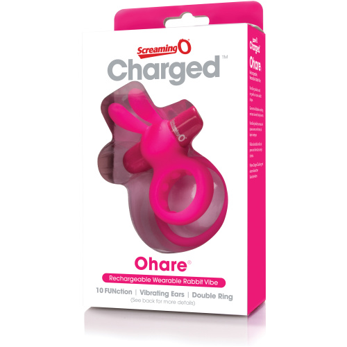Charged Ohare Rechargeable Rabbit Vibe - Pink