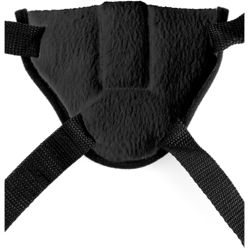Fetish Fantasy Series Vibrating Plush Harness - Black