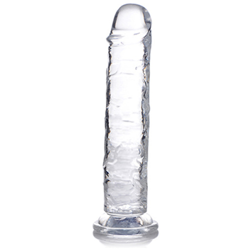 Jock C - Thru 7 Inch Clear Tpe Dildo