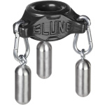 Slung Stretchy Silicone Weighted Ballstretcher - Black