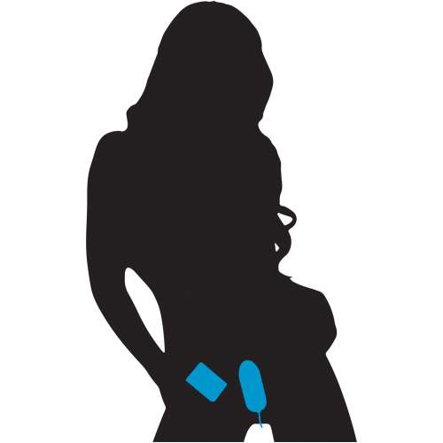 Neon Luv Touch Remote Control Bullet - Blue