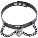 Gothic Heart Chain Choker