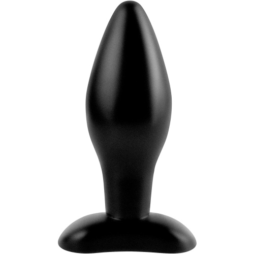 Anal Fantasy Collection Medium Silicone Plug - Black