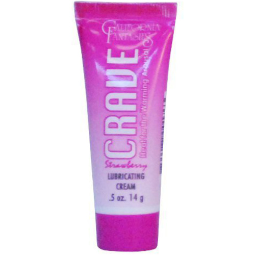 Crave Warming Lubricanting Cream Strawberry Flavored 0.5 Oz Tube