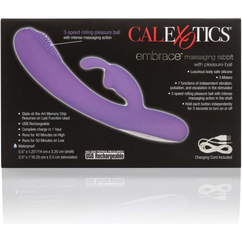 Embrace Massaging Rabbit - Purple