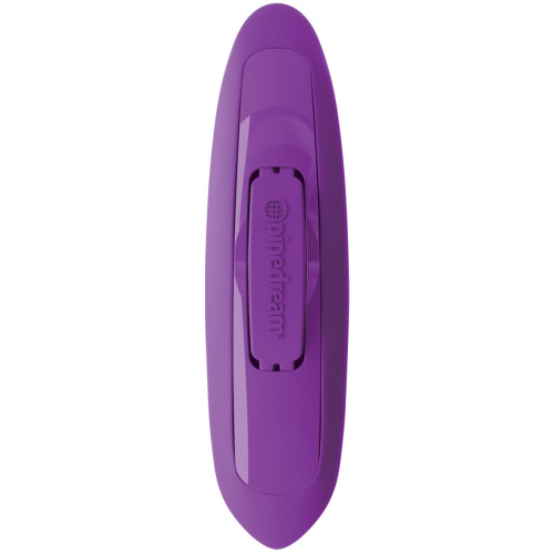 Threesome Rock n' Ride Silicone Vibrator - Purple