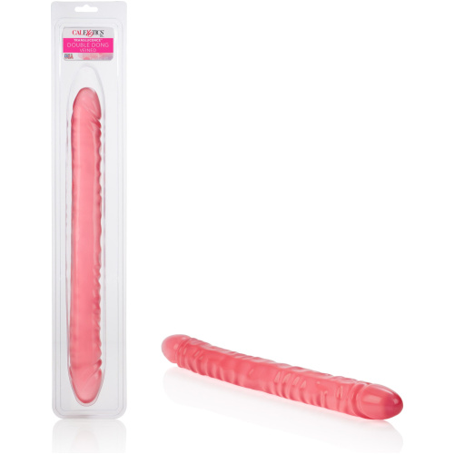 Translucence 18 Inches Veined Double Dong