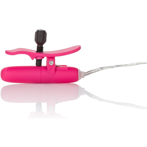 Vibrating Heated Nipple Teasers - Pink