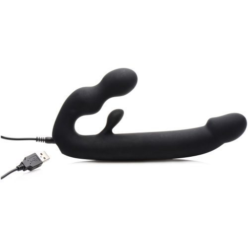 Tri-Volver Rechargeable Strapless Strap On