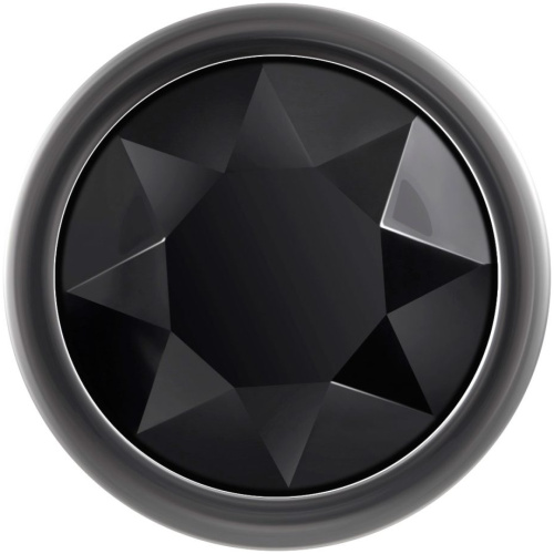 Black Gem Anal Plug - Medium