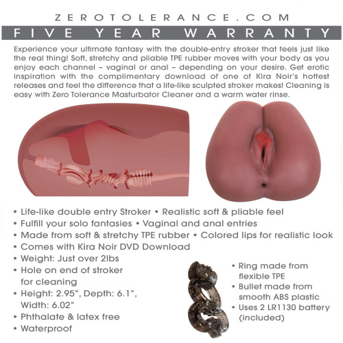 Kira Noir Movie Download With Realistic Vagina and Ass Stroker