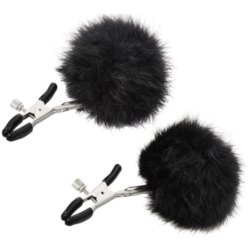 Sincerely Fur Nipple Clips - Black
