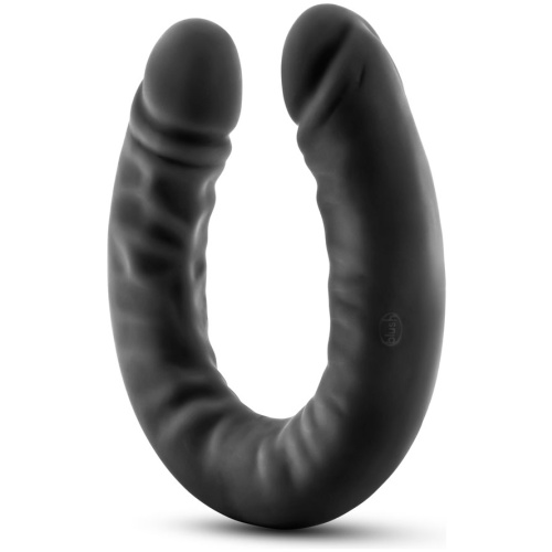 Ruse - Silicone Double Headed Dildo - 18 Inch - Black