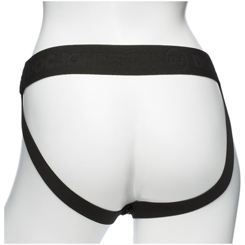 Body Extensions - Hollow Slim Dong Strap-on 2-Piece Set - Black