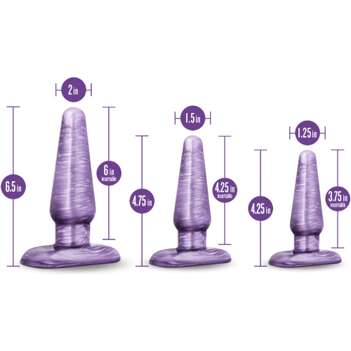 B Yours - Anal Trainer Kit - Purple Swirl