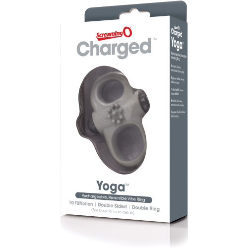 Charged Yoga Rechargeable Vibe Ring - Grey
