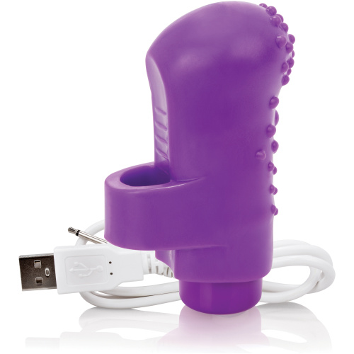 Charged Fingo Rechargeable Finger Vibe - Purple