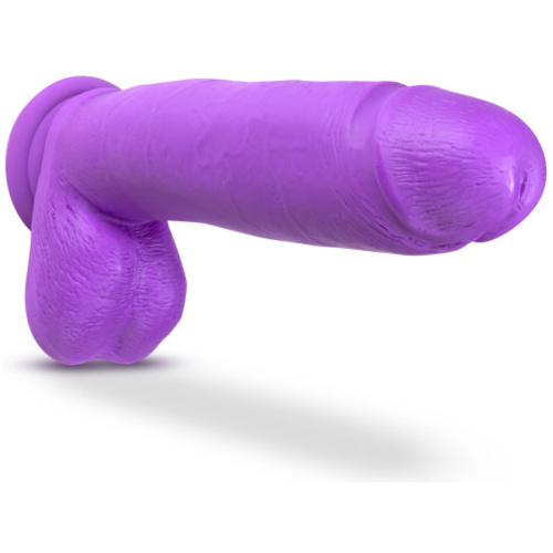 Neo - 11 Inch Dual Density Dildo - Neon Purple
