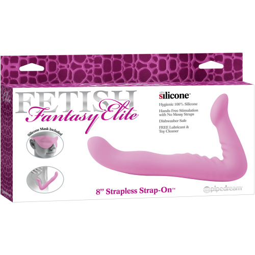 Fetish Fantasy Elite 8-Inch Strapless Strap-on - Pink