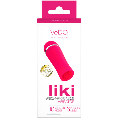 Liki Rechargeable Flicker Vibe - Foxy Pink