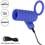 Silicone Rechargeable Endless Desires Enhancer -  Blue