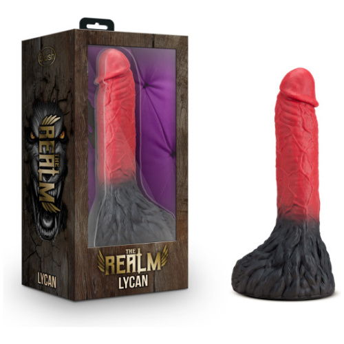The Realm - Lycan - Lock on Werewolf Dildo - Red