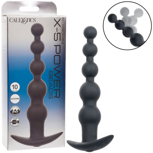 Rechargeable X-5 Power Beads - Black