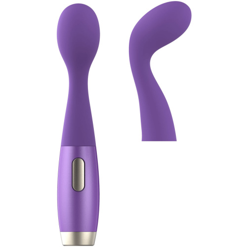 Perks Ex-1 Clitoral Stimulating Wand and G-Spot Vibrator - Purple