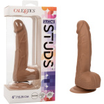 Silicone Stud 6 Inch - Brown