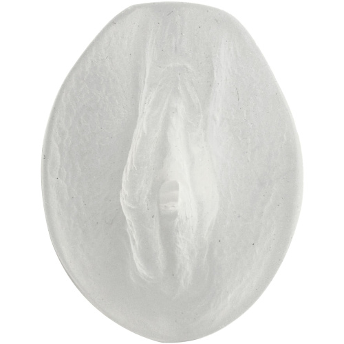 Palm Pal Frosted Ultraskyn Masturbator - Pussy - Clear