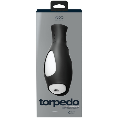Torpedo Rechargeable Stroker - Just Black