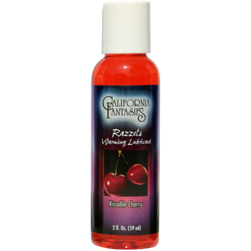 Razzels Warming Lubricant - Kissable Cherry -  2.5 Fl. Oz. Bottle