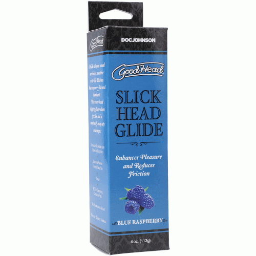 Goodhead - Slick Head Glide - Blue Raspberry -  4 Oz.